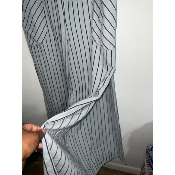 Free People Striped Jumpsuit in Black and White - Picture 5 of 14